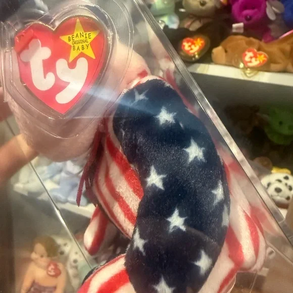 Ty Beanie Baby Patriotic Trio - Stars and Stripes Bears “Spangle” - Picture 2 of 3